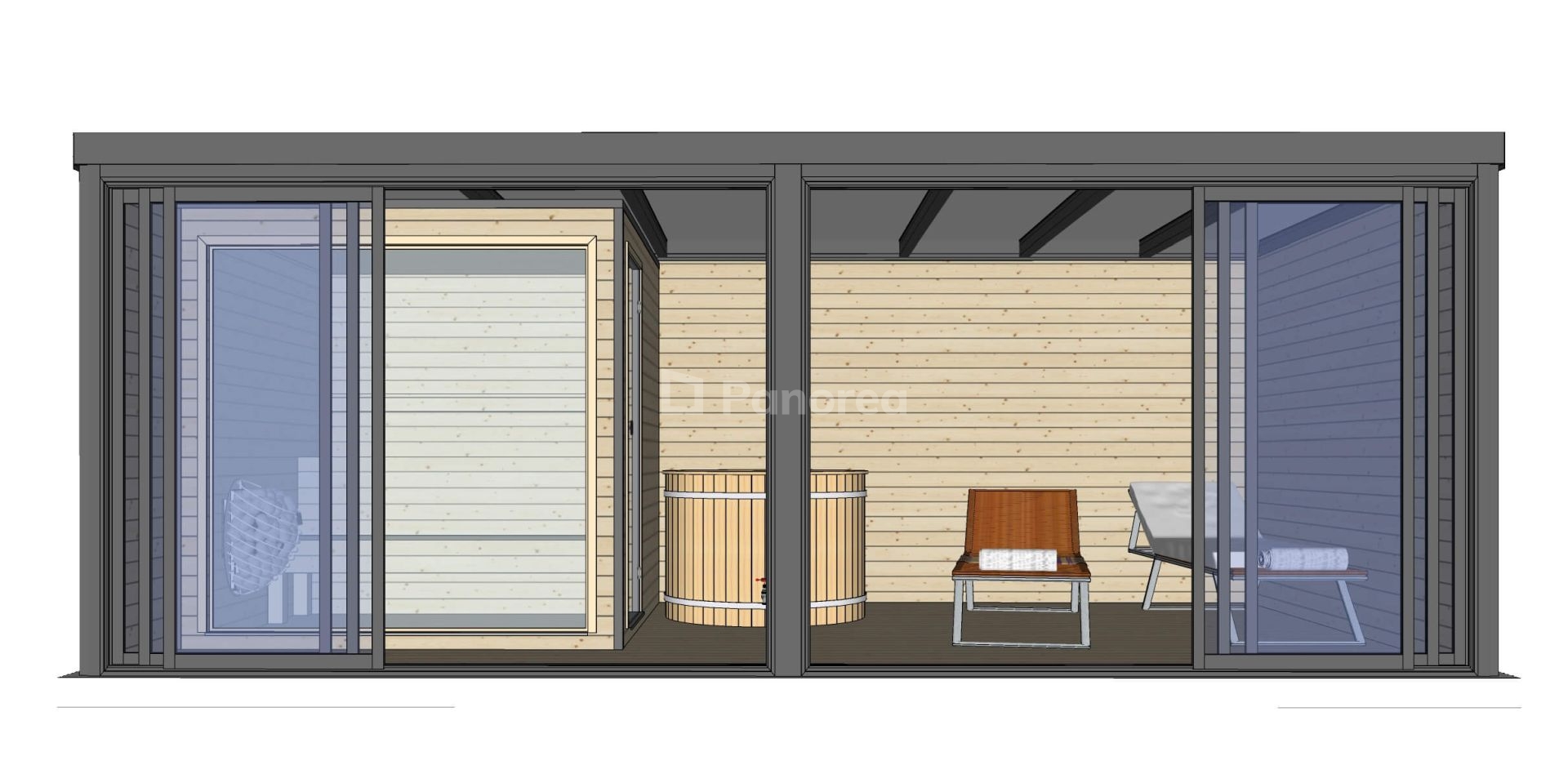 SAUNA BLOCK PREMIUM | Hliníkový sauna domček