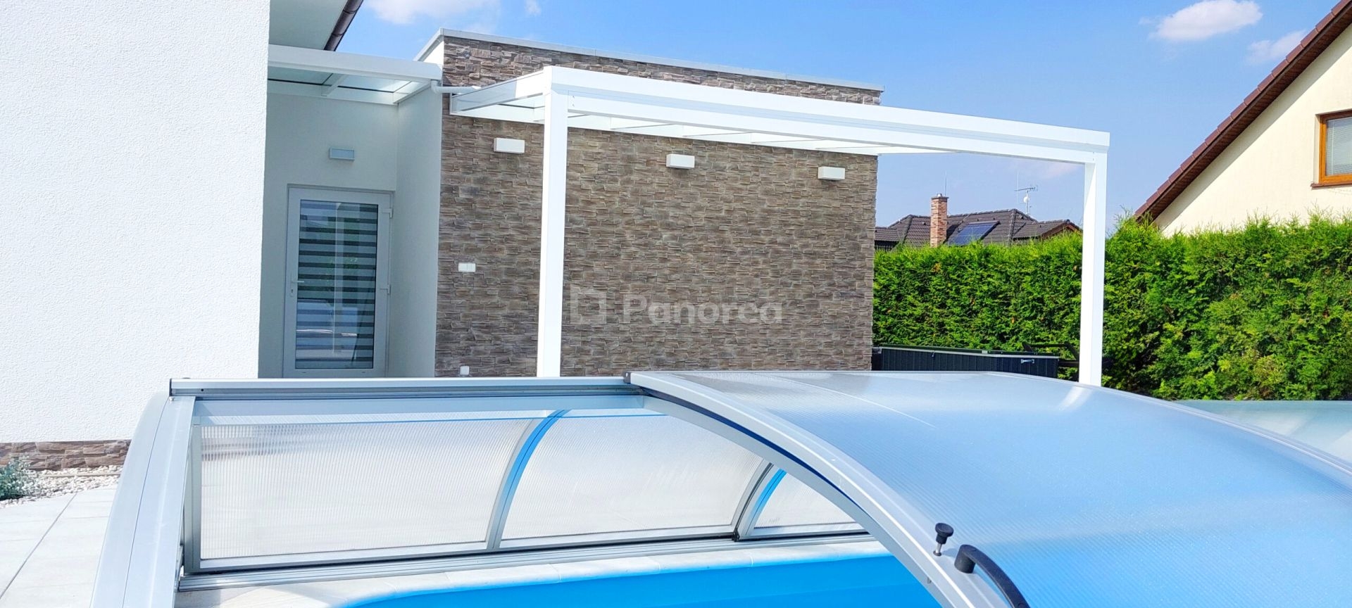 PANOGLASS | Hliníková pergola | Sklo