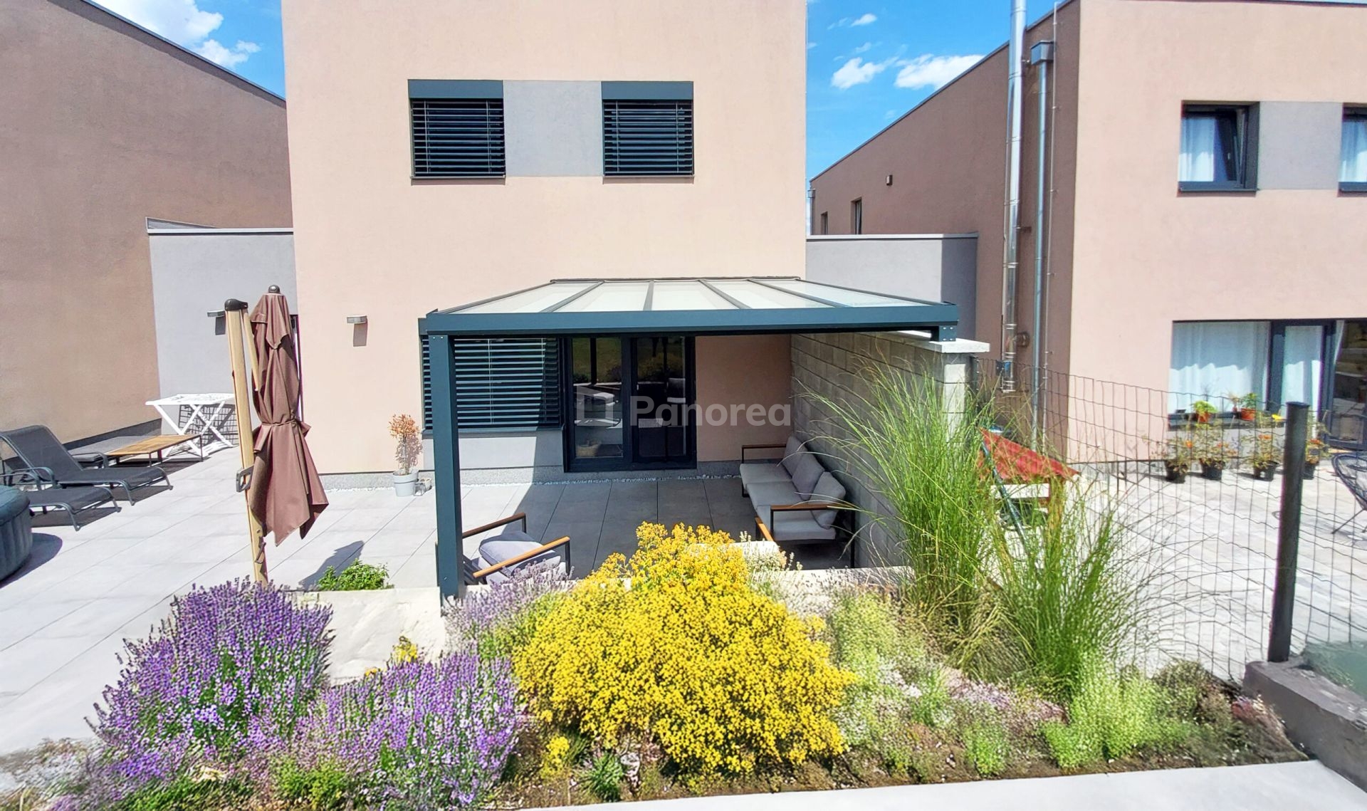 PANOGLASS | Hliníková pergola | Sklo
