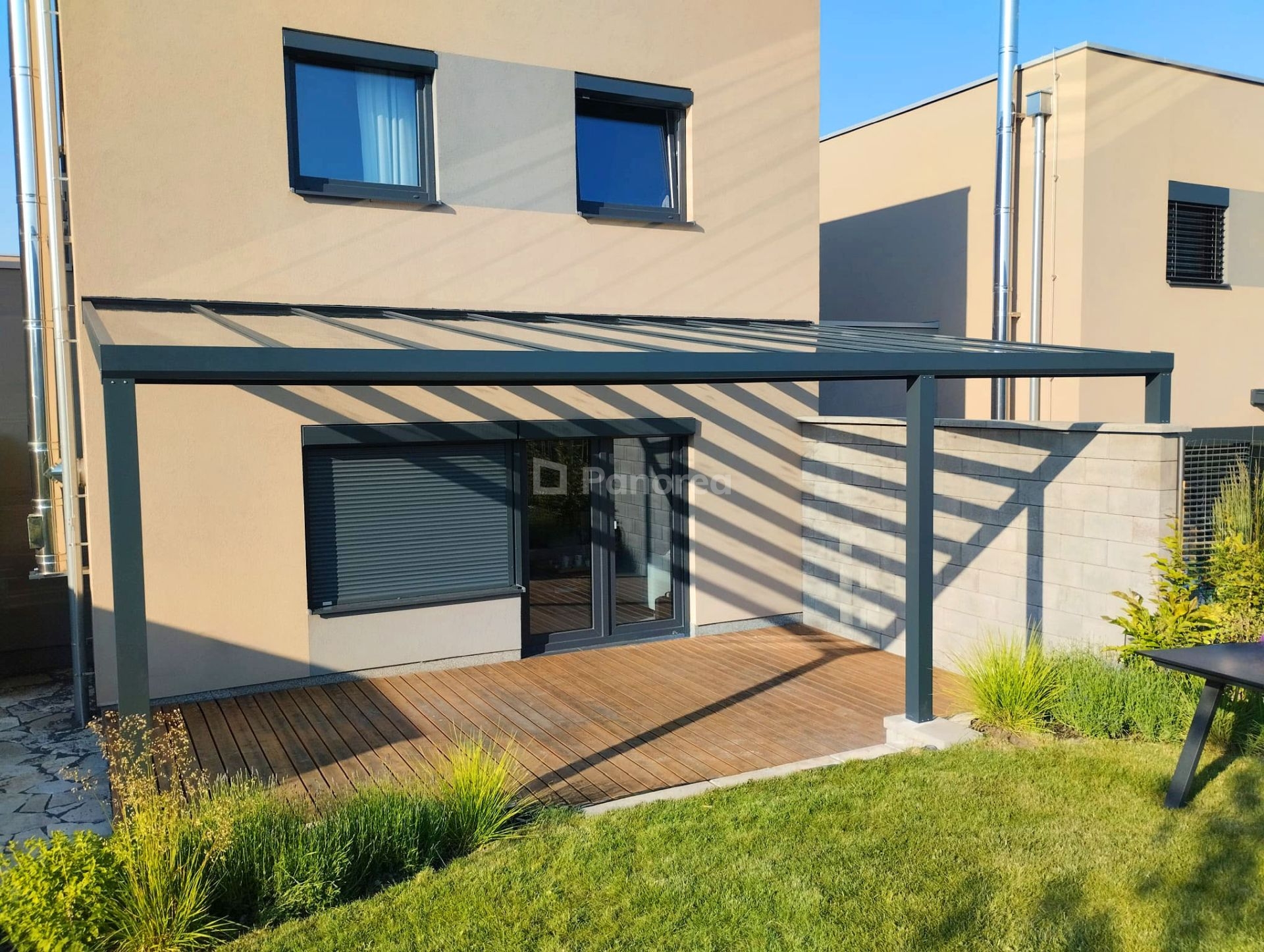 PANOGLASS | Hliníková pergola | Sklo