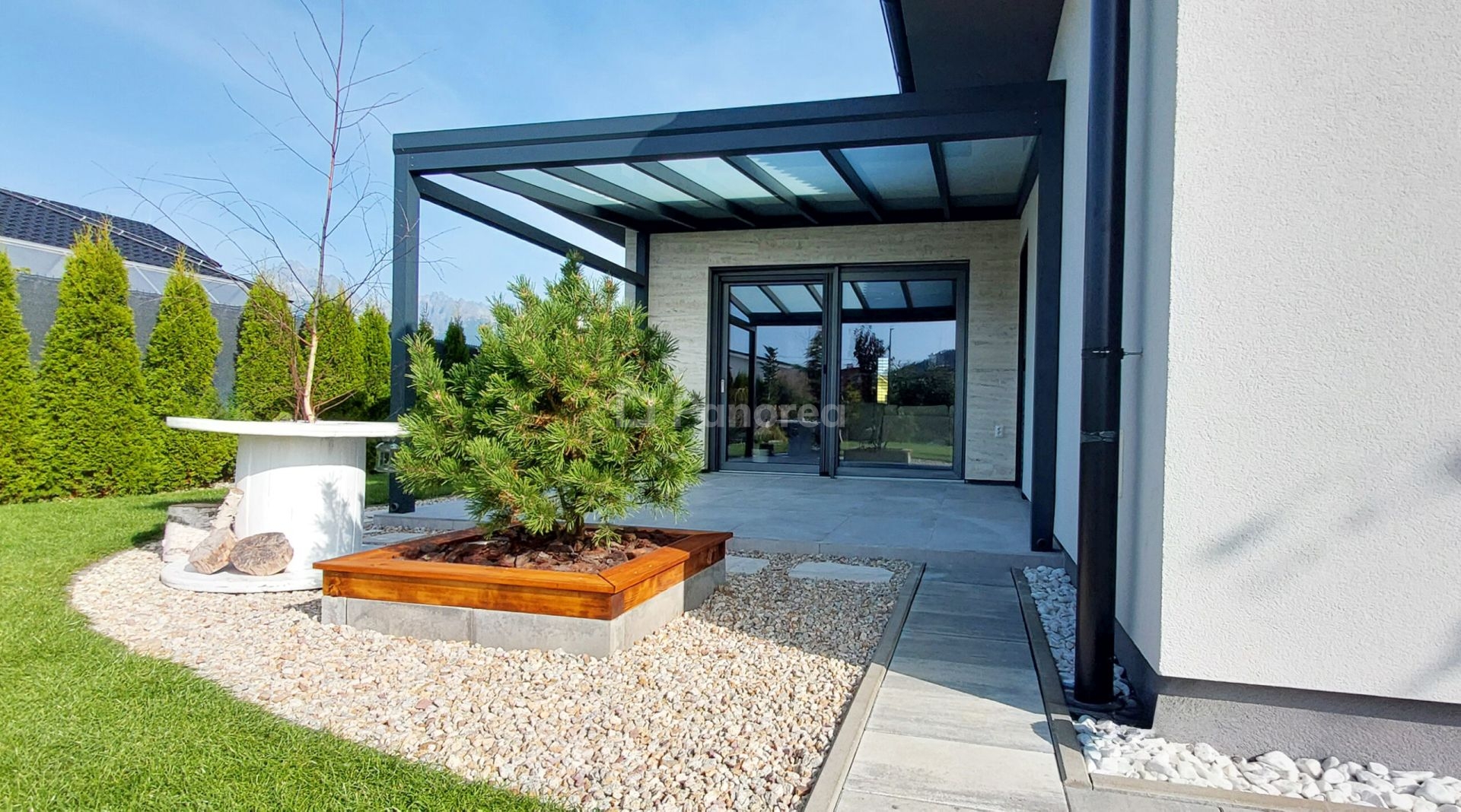 PANOGLASS | Hliníková pergola | Sklo
