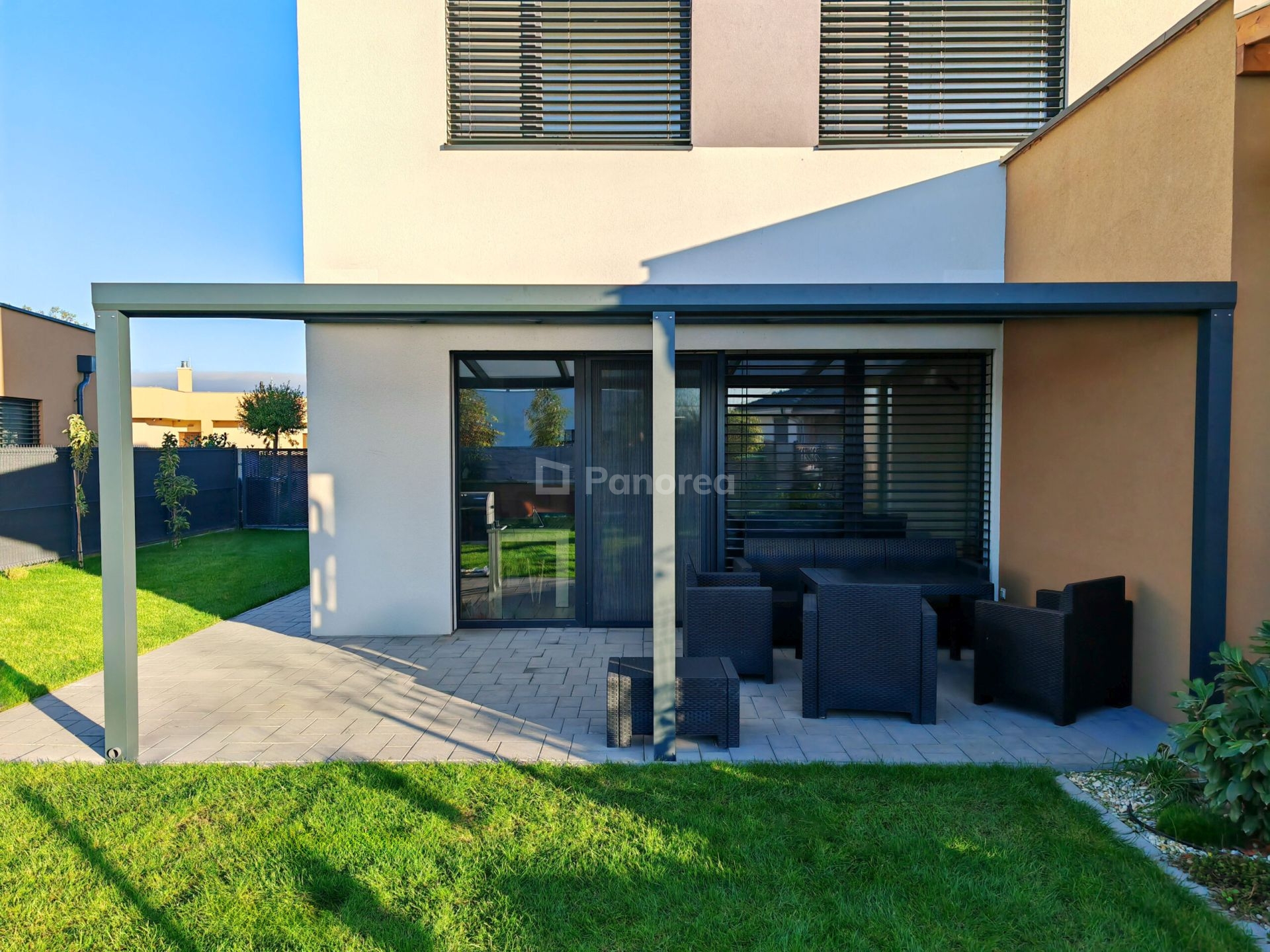 PANOGLASS | Hliníková pergola | Sklo