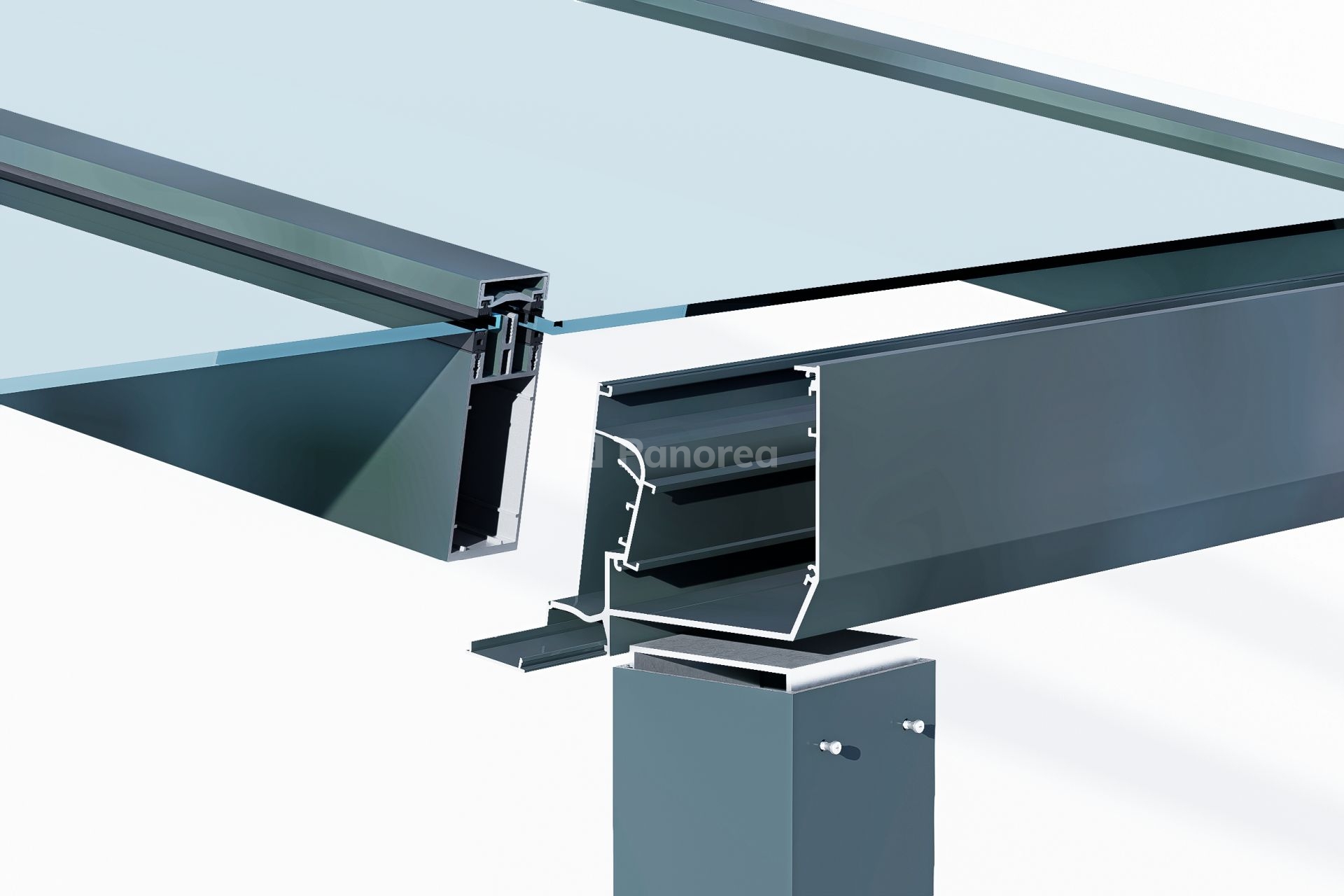 PANOGLASS | Hliníková pergola | Sklo