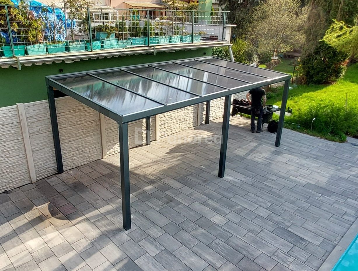 PANOGLASS | Hliníková pergola | Sklo