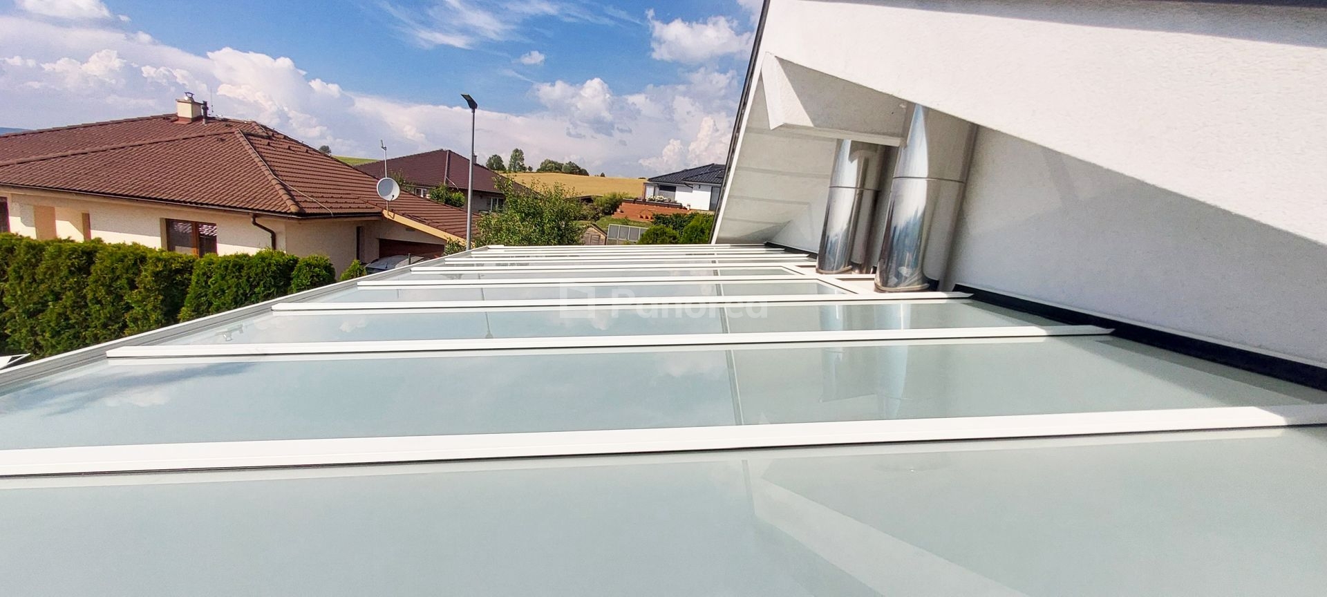 PANOGLASS | Hliníková pergola | Sklo